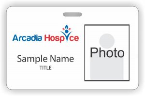 (image for) Arcadia Hospice Photo ID Horizontal badge