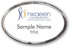 (image for) Nikaeen Orthodontics Oval Prestige Polished badge