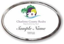 (image for) Charlotte County Realty Oval Prestige Polished badge