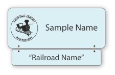 (image for) Medford Garden Railroaders, Inc. Standard Badge with Drop Bar