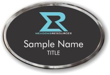 (image for) Meadows Resources Oval Prestige Polished badge