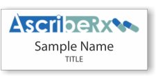 (image for) AscribeRx America Standard White Square Corner badge
