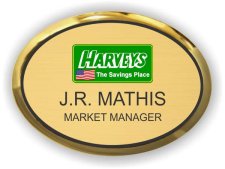 (image for) Harveys Executive Gold Oval badge