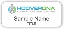 (image for) Hoover DNA & Paternity Testing Center Standard White badge