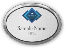 (image for) Applewood Baptist Church Oval Executive Silver badge