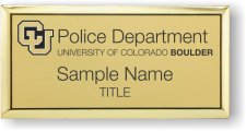 (image for) University of Colorado Police Department Executive Gold badge