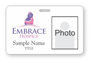 (image for) Embrace Hospice, LLC Photo ID Horizontal badge