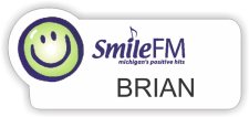 (image for) Smile FM Shaped Silver badge