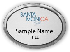 (image for) Santa Monica Travel & Tourism Oval Executive Silver badge