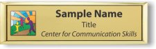 (image for) Center for Communication Skills Small Executive Gold badge