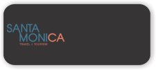(image for) Santa Monica Travel & Tourism Chalkboard badge