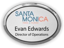 (image for) Santa Monica Travel & Tourism Oval Executive Silver badge