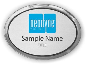 (image for) Neodyne Biosciences, Inc. Oval Executive Silver badge