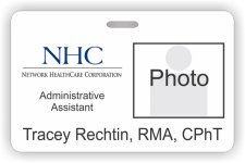 (image for) Network Healthcare Photo ID - Horizontal badge