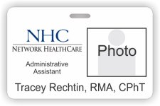 (image for) Network Healthcare Photo ID - Horizontal badge