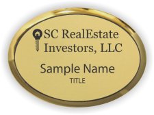 (image for) SC Real Estate Investors LLC Oval Executive Gold badge