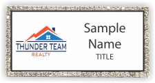 (image for) Thunder Team Realty Bling Silver Other badge