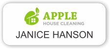 (image for) Apple House Cleaning White Rounded Corners badge