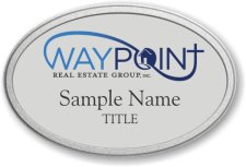 (image for) Waypoint Real Estate Group Oval Prestige Pebbled badge Style A