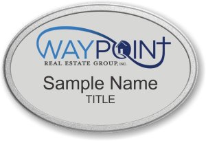 (image for) Waypoint Real Estate Group Oval Prestige Pebbled badge Style B