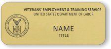 (image for) Department of Labor Standard Gold badge