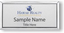 (image for) Hawaii Realty International Executive Silver badge (Sans-Serif Font)
