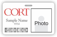 (image for) CORT Barcode ID Horizontal badge