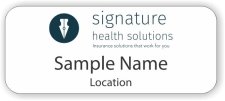 (image for) Signature Health Solutions Standard White badge