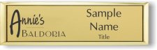 (image for) Annie's Baldoria Small Executive Gold badge