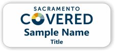 (image for) Sacramento Covered Standard White badge