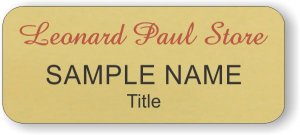 (image for) Leonard Paul Store Standard Gold badge