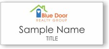 (image for) Blue Door Realty Group Standard White Square Corner badge