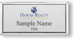 (image for) Hawaii Realty International Executive Silver badge (Serif Font)