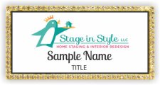 (image for) Stage in Style LLC Bling Gold badge