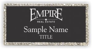 (image for) Empire Real Estate Bling Silver Other badge