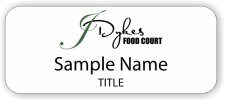 (image for) J. Dykes Pharmacy Standard White badge