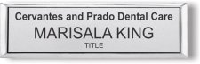 (image for) Cervantes and Prado Dental Care Small Executive Silver badge