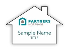(image for) Partners Mortgage Shaped White badge