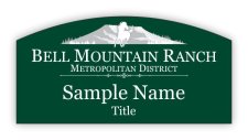 (image for) Bell Mountain Ranch Metropolitan District Shaped Other badge