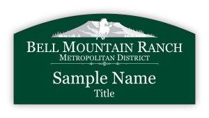 (image for) Bell Mountain Ranch Metropolitan District Shaped Other badge