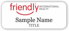 (image for) Friendly International Realty Standard White badge