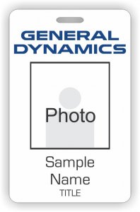 (image for) General Dynamics Photo ID Vertical badge