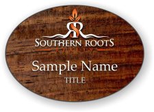 (image for) Southern Roots Realty Oval Rosewood badge