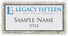 (image for) Legacy Fifteen Real Estate Brokers Bling Silver badge