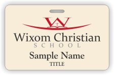 (image for) Wixom Christian School ID Horizontal badge