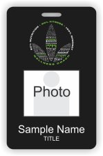 (image for) Herbalife Photo ID Vertical Double Sided badge