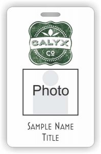 (image for) The Calyx Co. Photo ID Vertical badge