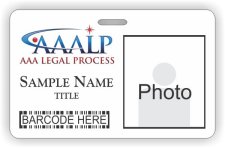 (image for) AAALP Barcode ID Horizontal badge