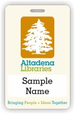 (image for) Altadena Libraries ID Vertical badge