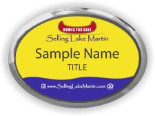 (image for) Selling Lake Martin Oval Executive Silver Other badge